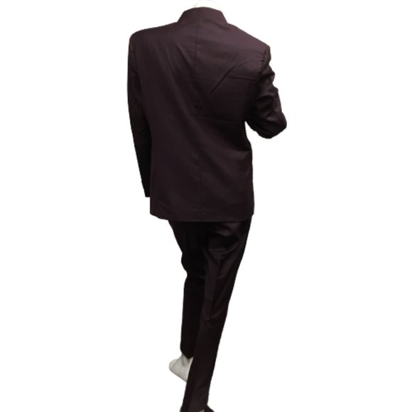 Ladies Size XL Burgundy 3 Piece Business Suit - Picture 2 of 14